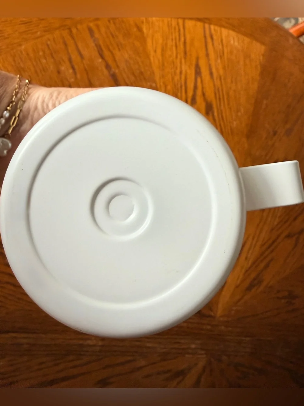 Sseko White Together Coffee Travel Mug